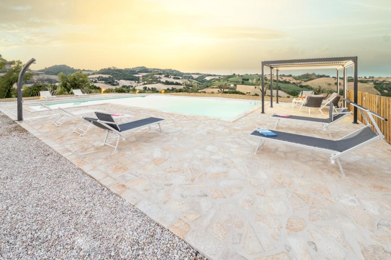 Casal Del Sole - La Ginestra Apartment Montefelcino ภายนอก รูปภาพ